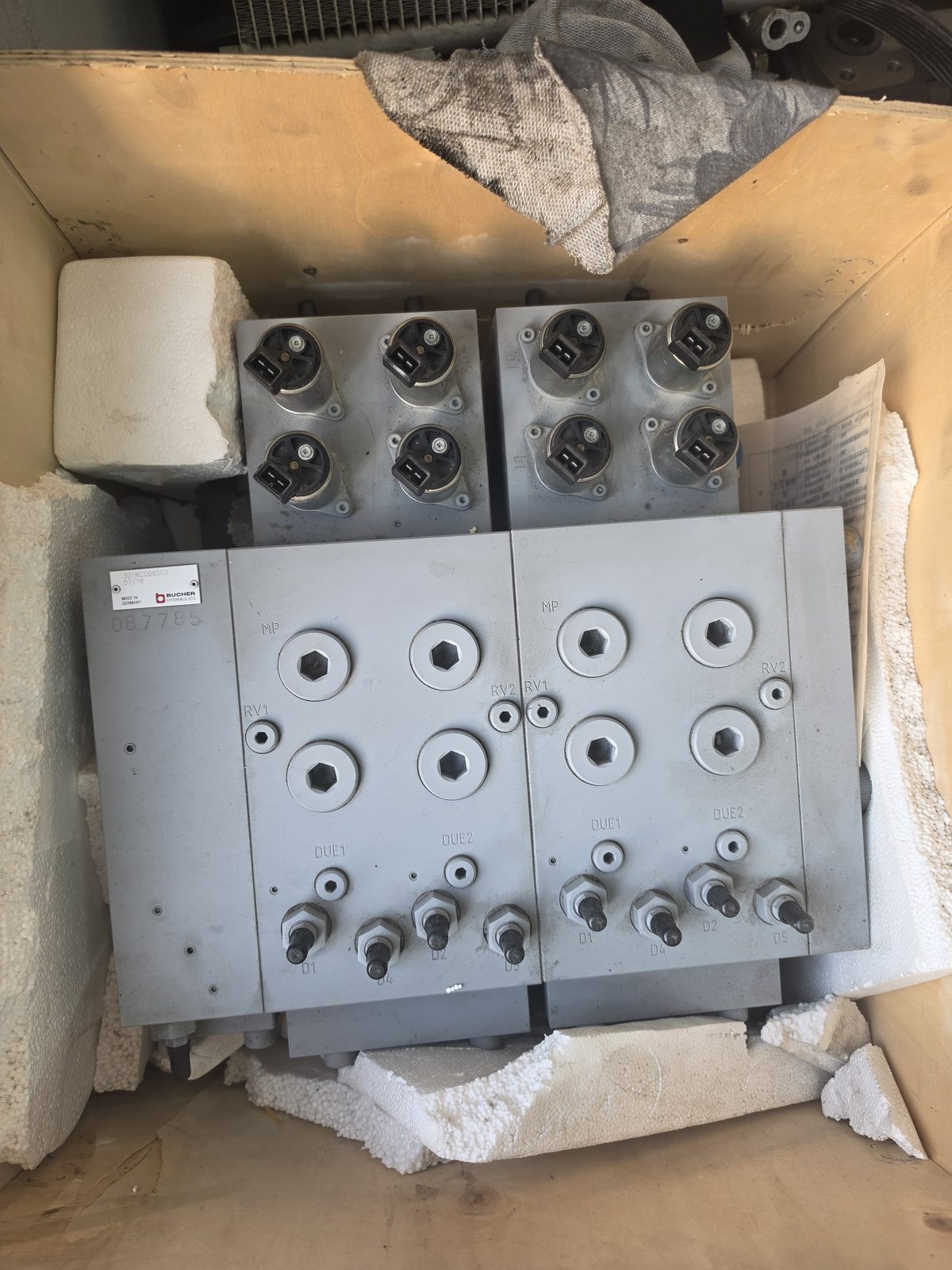 OEM crane parts ready for dispatch